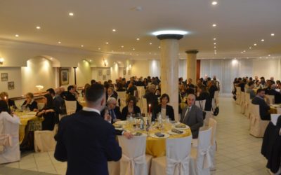 GRANDE PARTECIPAZIONE ALLA CENA NATALIZIA DELL’ACCADEMIA DEL PEPERONCINO DI RIETI TRA PROGETTI, SOLIDARIETA’ E…VOLTI NOTI