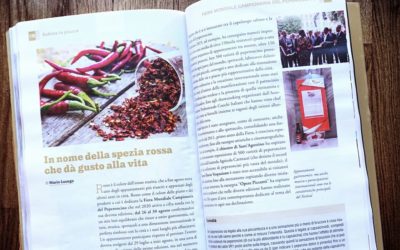La Fiera Mondiale Campionaria del Peperoncino di Rieti sulla “Guida di Repubblica ai piaceri e ai sapori di Rieti e della Sabina”