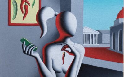 L’artista americano Kostabi dedica un’opera alla Fiera del Peperoncino di Rieti.