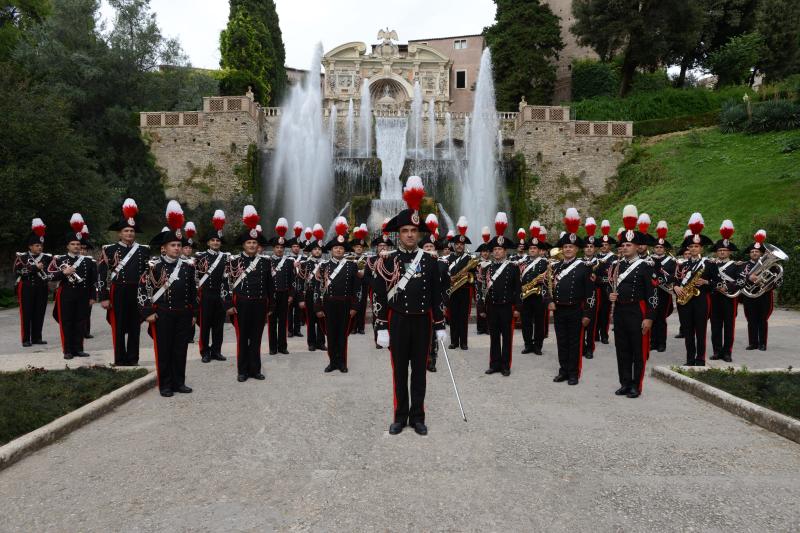 La Fanfara della Legione Allievi Carabinieri di Roma alla cerimonia inaugurale della Fiera Mondiale Campionaria del Peperoncino