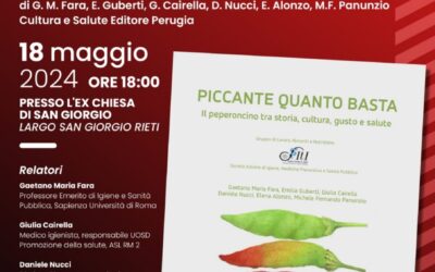 Il 18 maggio a Largo San Giorgio la presentazione del libro “Piccante quanto basta”